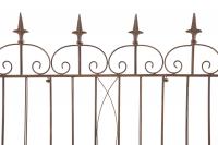 Gartenzaun Mangold antik braun Gartenzaun Mangold antik braun