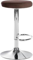 Barhocker Ponte Samt chrom braun 