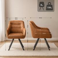 Stuhl Pettuli Vintage hellbraun 