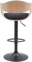 2er Set Barhocker Kingston B Stoff natura/schwarz 