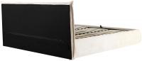Bett Mirka 180x200 cm Stoff creme 