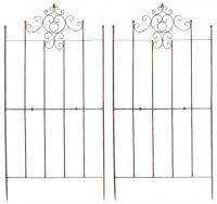 2er Set Rankgitter Paula bronze