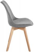 4er Set Stuhl Linares Cord grau 