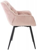 Stuhl Tanna Samt pink 