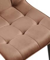 Esszimmerstuhl Gifford Samt braun 