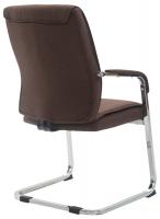 2er Set Freischwinger XXL Anubis Stoff braun 
