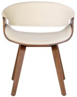Esszimmerstuhl Foley Stoff Eiche creme 