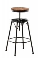 2er Set Barhocker Beam bronze 