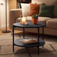 Couchtisch Edduma 50 cm grau 