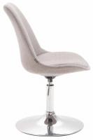 4er Set Stühle Maverick C Stoff grau 