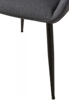 Esszimmerstuhl Vessa Stoff dunkelgrau 