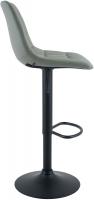 2er Set Barhocker Mapun Kunstleder grau 