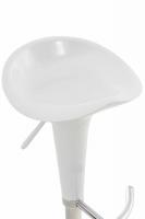 2er Set Barhocker Saddle weiß 