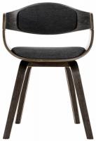 2er Set Stühle Kingston Stoff grau/dunkelgrau 