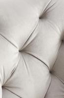 2er Set Esszimmerstuhl Antigo Samt  grau 