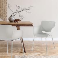 2er Set Stuhl Alpena hellgrau 