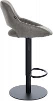 2er Set Barhocker HD Milet B Stoff grau 
