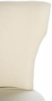 2er Set Esszimmerstuhl Zadar Stoff antik-hell creme 