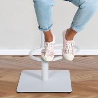 2er Set Barhocker Damaso Stoff weiß braun