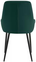 Esszimmerstuhl Elmira Samt schwarz grün 