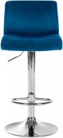 Barhocker Hover Samt C blau 