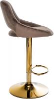 2er Set Barhocker Milet Samt G braun 
