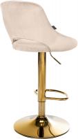 Barhocker Milet Samt gold creme 