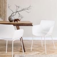 2er Set Stuhl Alpena weiß 