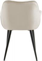 4er Set Stuhl Tanna Samt creme 