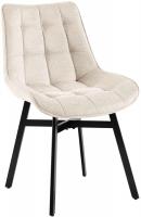 Stuhl Colby Stoff creme 