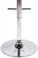 Barhocker Los Angeles Samt chrom schwarz 