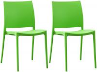2er Set Stuhl Meton grün 
