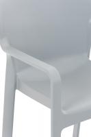 4er Set Stuhl Diva hellgrau 