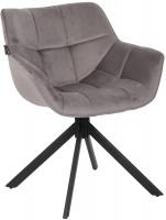 Stuhl Westport Samt grau