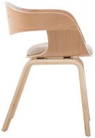 2er Set Stühle Kingston Stoff natura/creme 