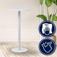 Stehtisch Hereford rund 60 cm weiß/weiß 