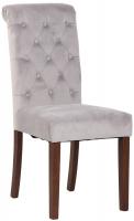 Esszimmerstuhl Lisburn  Samt grau