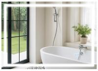 Badspiegel Jaffrey 50x70 mit Bluetooth  klarglas 