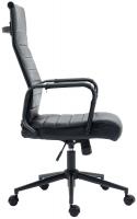 Bürostuhl Kolumbus Echtleder schwarz/schwarz 