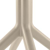 Tisch Sky rund 105 cm taupe 