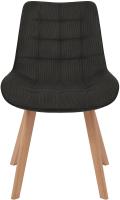 Stuhl Brook Cord anthrazit 