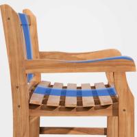 Teakbank Jackson 120 cm mit Abdeckhaube teak 