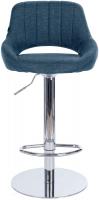 2er Set Barhocker HD Milet C Stoff blau 