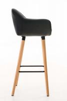 2er Set Barhocker Grant Kunstleder schwarz 