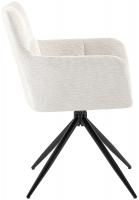 2er Set Esszimmerstuhl Jonah Stoff creme 