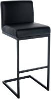Barhocker Hopewell Kunstleder B schwarz 