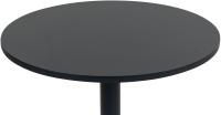 Stehtisch Hereford rund 75 cm schwarz/schwarz 