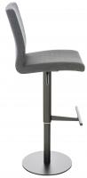 Barhocker Cadiz Stoff schwarz dunkelgrau 