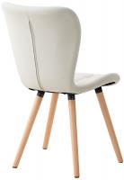 2er Set Stuhl Elda Kunstleder weiß 
