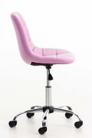 Bürostuhl Emil Kunstleder pink 
